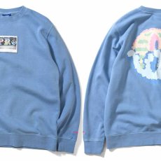 画像1: × dee Pro Crewneck Sweatshirt ディー クルー ネック スウェット Blue ブルー by Lafayette ラファイエット  (1)