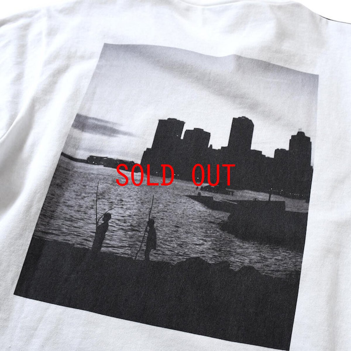 画像5: × dee Photo 2Tone L/S Tee ディー 長袖 フォト Tシャツ White Black ホワイト ブラック by Lafayette ラファイエット  (5)