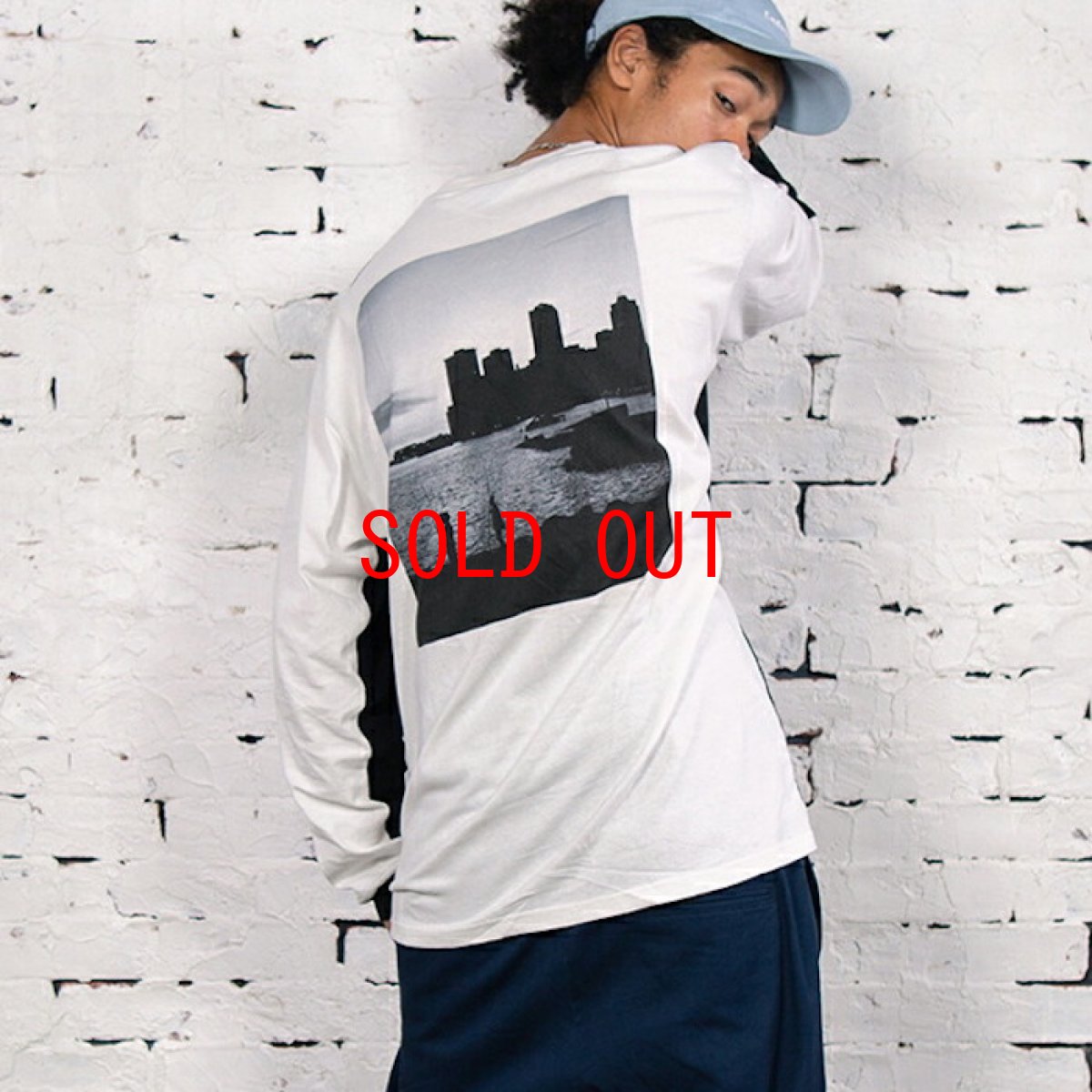 画像9: × dee Photo 2Tone L/S Tee ディー 長袖 フォト Tシャツ White Black ホワイト ブラック by Lafayette ラファイエット  (9)