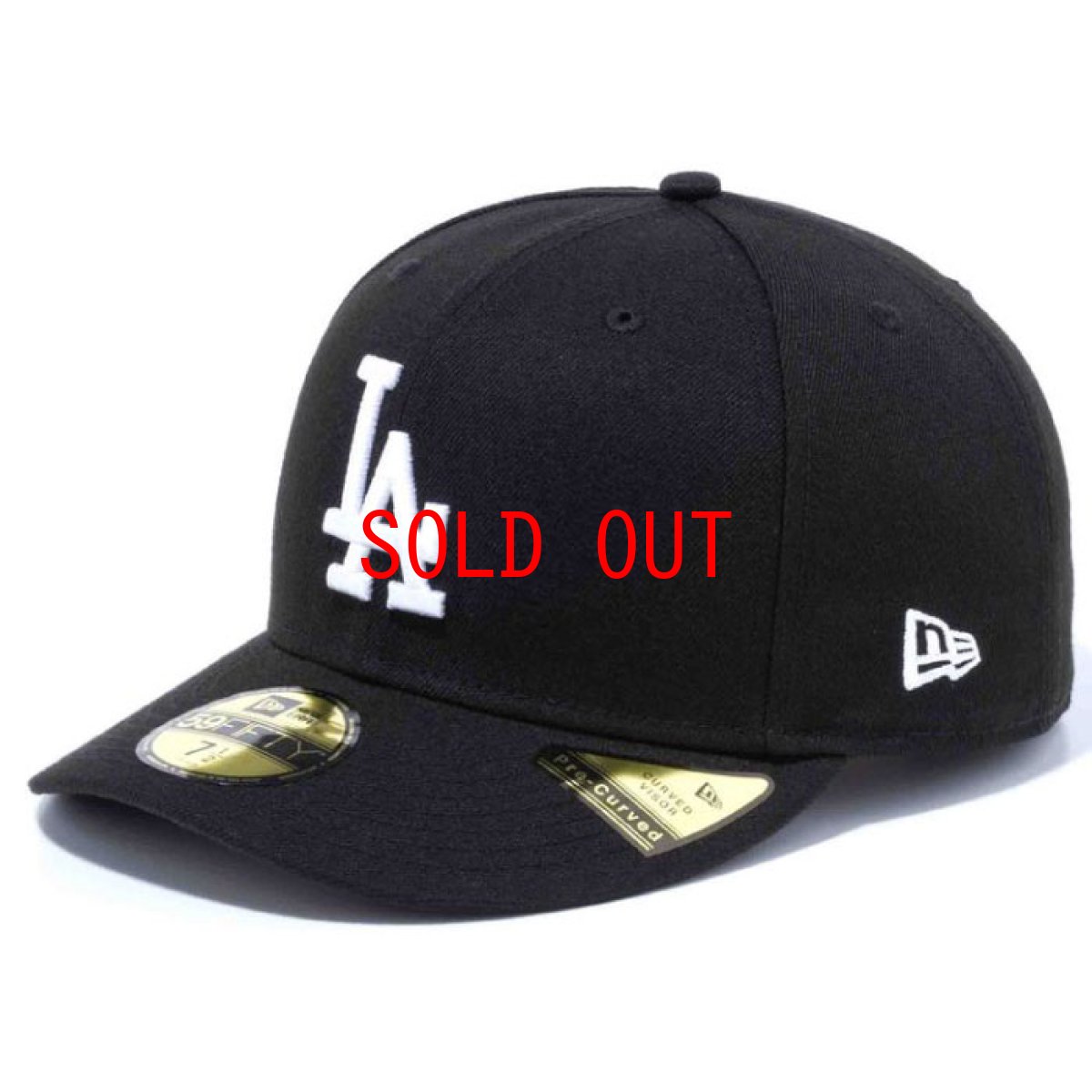 画像1: PC 59Fifty Los Angeles Cap Black White MLB ロサンゼルス・ドジャース Classic クラシック カラー MLB 公式 Official (1)