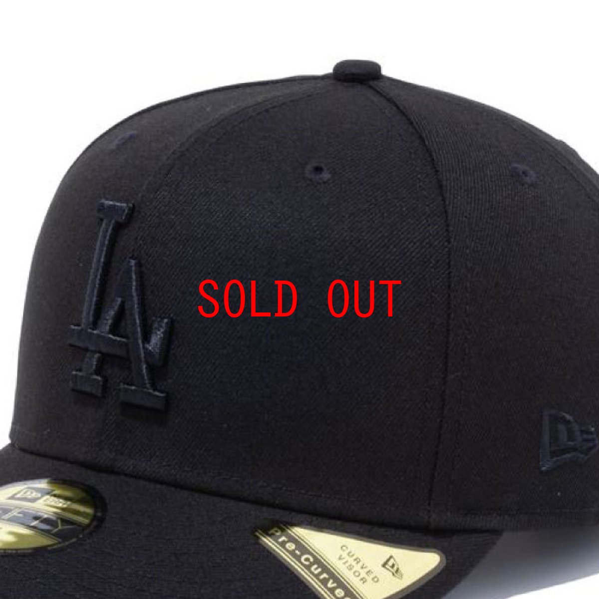 画像5: PC 59Fifty Los Angeles Cap Black Black MLB ロサンゼルス・ドジャース Classic クラシック カラー MLB 公式 Official (5)