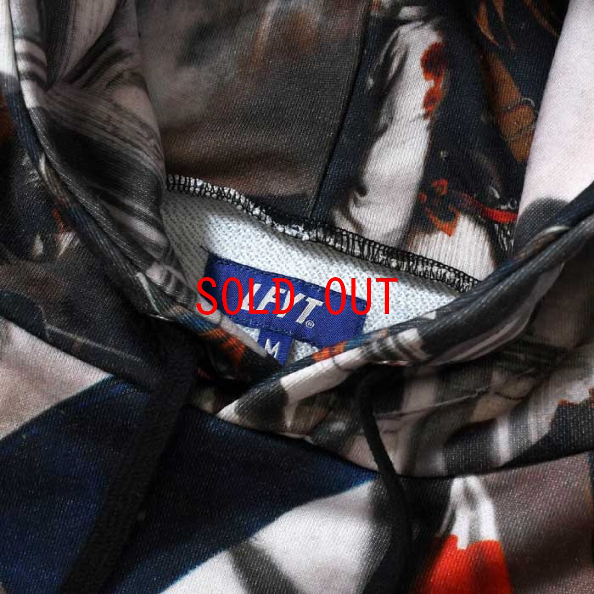 画像4: French Revolution Allover Lafayette Logo Hooded Sweatshirt プルオーバー スウェット パーカー フーディー by Lafayette ラファイエット  (4)