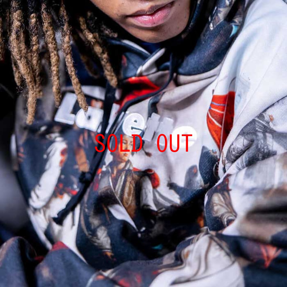 画像10: French Revolution Allover Lafayette Logo Hooded Sweatshirt プルオーバー スウェット パーカー フーディー by Lafayette ラファイエット  (10)