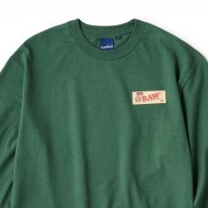 画像5: × Raw Organic L/S Tee 半袖 Tシャツ Green グリーン ローリング ペーパー RAWペーパー　コラボレーション  (5)