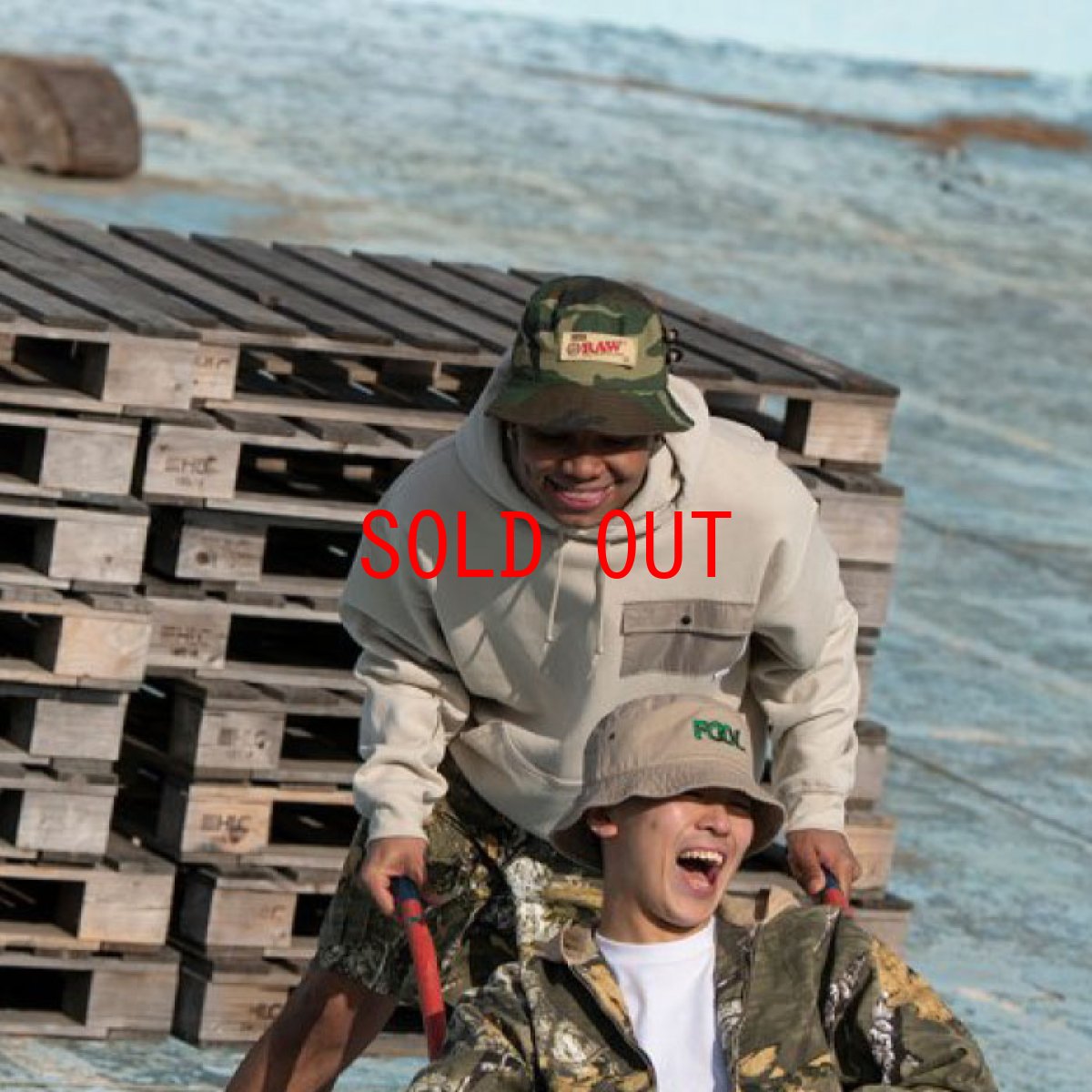 画像8: × Raw Rollers bucket Hat Camo カモ バケット ハット ローリング ペーパー Camouflage RAWペーパー　コラボレーション  (8)