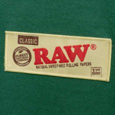 画像7: × Raw Organic L/S Tee 半袖 Tシャツ Green グリーン ローリング ペーパー RAWペーパー　コラボレーション  (7)
