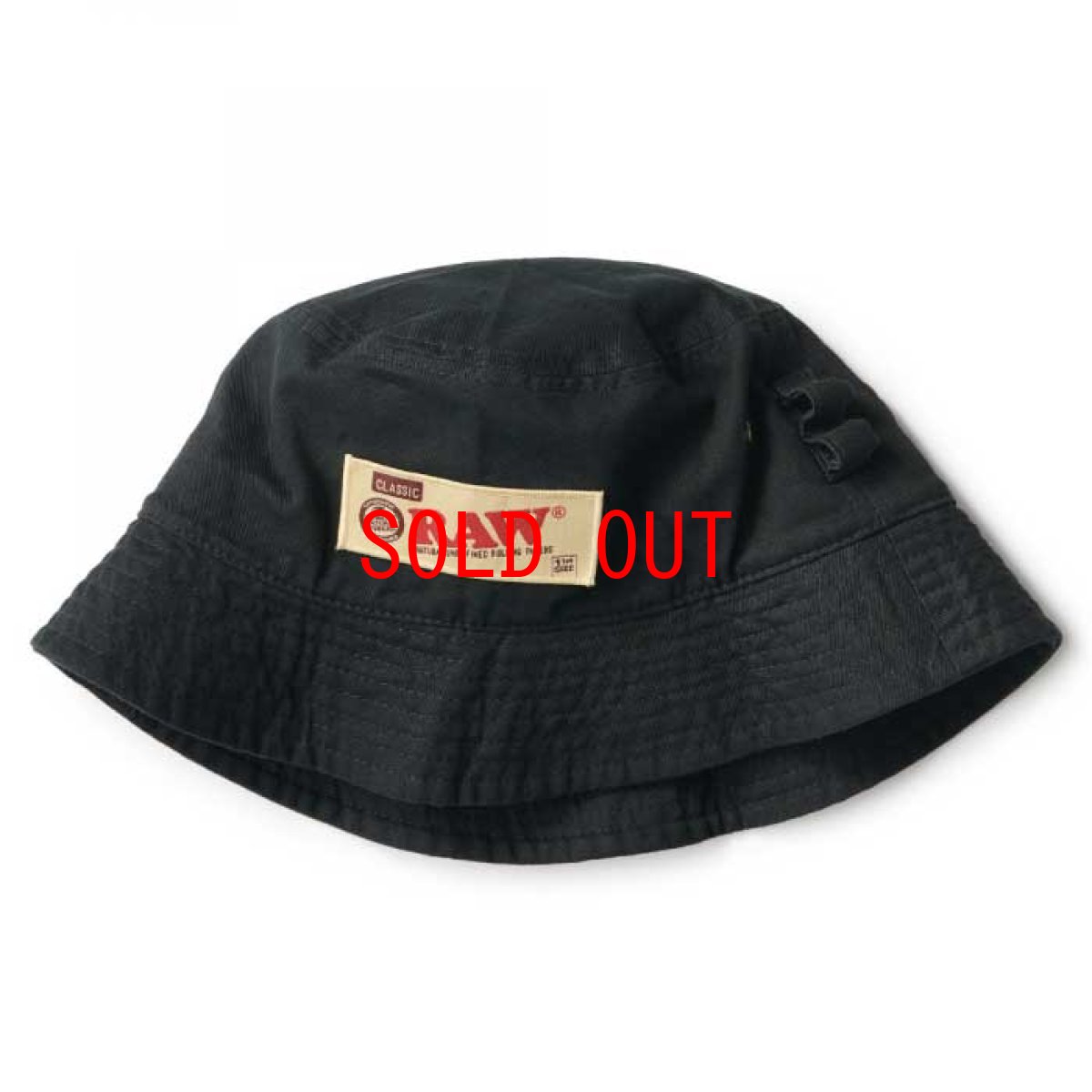 画像4: × Raw Rollers bucket Hat Black ブラック バケット ハット ローリング ペーパー RAWペーパー コラボレーション  (4)