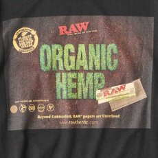 画像7: × Raw Organic L/S Tee 長袖 Tシャツ Black ブラック ローリング ペーパー RAWペーパー　コラボレーション  (7)