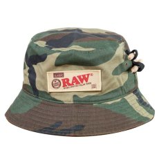 画像3: × Raw Rollers bucket Hat Camo カモ バケット ハット ローリング ペーパー Camouflage RAWペーパー　コラボレーション  (3)