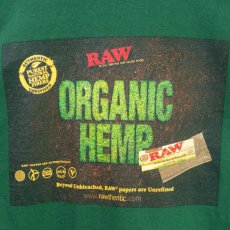画像8: × Raw Organic L/S Tee 半袖 Tシャツ Green グリーン ローリング ペーパー RAWペーパー　コラボレーション  (8)