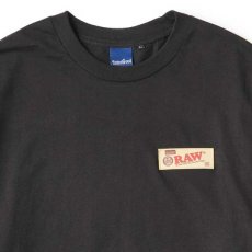 画像6: × Raw Organic L/S Tee 長袖 Tシャツ Black ブラック ローリング ペーパー RAWペーパー　コラボレーション  (6)