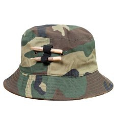 画像2: × Raw Rollers bucket Hat Camo カモ バケット ハット ローリング ペーパー Camouflage RAWペーパー　コラボレーション  (2)