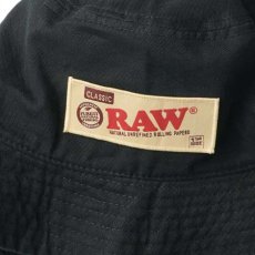 画像6: × Raw Rollers bucket Hat Black ブラック バケット ハット ローリング ペーパー RAWペーパー　コラボレーション  (6)