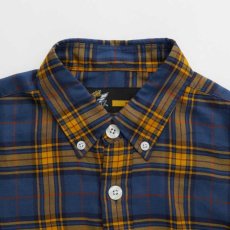 画像4: Chekadee L/S Button Down Oxford Shirts Green Big ボタン ダウン ツイル チェック カジュアル シャツ (4)