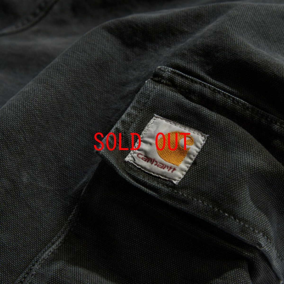 画像4: Keyto Cargo Pant Vintage Wash Black ビンテージ ウォッシュ ブラック ワイド シルエット カーゴ パンツ (4)