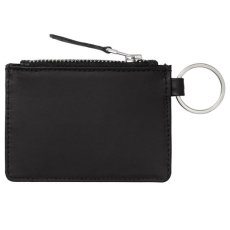 画像2: Leather Wallet With Metal Ring Coin Case Black レザー ウォレット コイン ケース メタル リング (2)