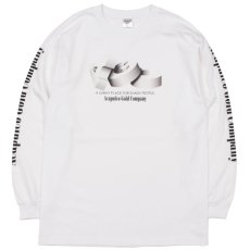 画像1: AGC L/S Tee 長袖 ブルックリン ロングスリーブ Tシャツ White ホワイト (1)