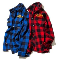 画像6: Checker Flannel L/S Button Down Shirt 長袖 チェッカー フランネル ボタン ダウン チェック シャツ Blue ブルー (6)