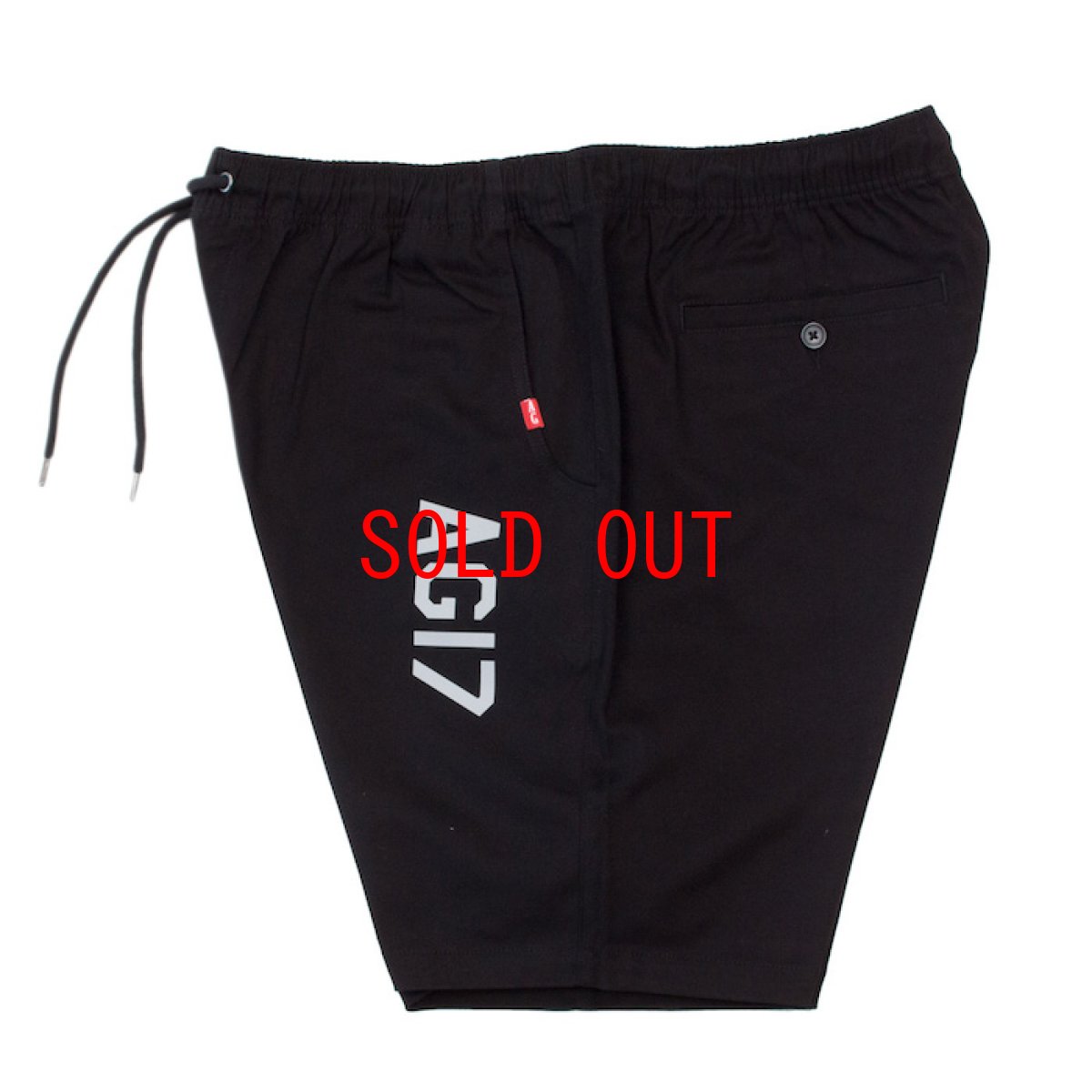 画像3: AG17 Reflective Skate Shorts Black リフレクティヴ スケート ショーツ ハーフ パンツ ミリタリー ブラック  (3)
