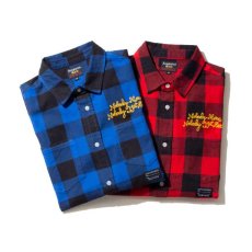 画像7: Checker Flannel L/S Button Down Shirt 長袖 チェッカー フランネル ボタン ダウン チェック シャツ Blue ブルー (7)