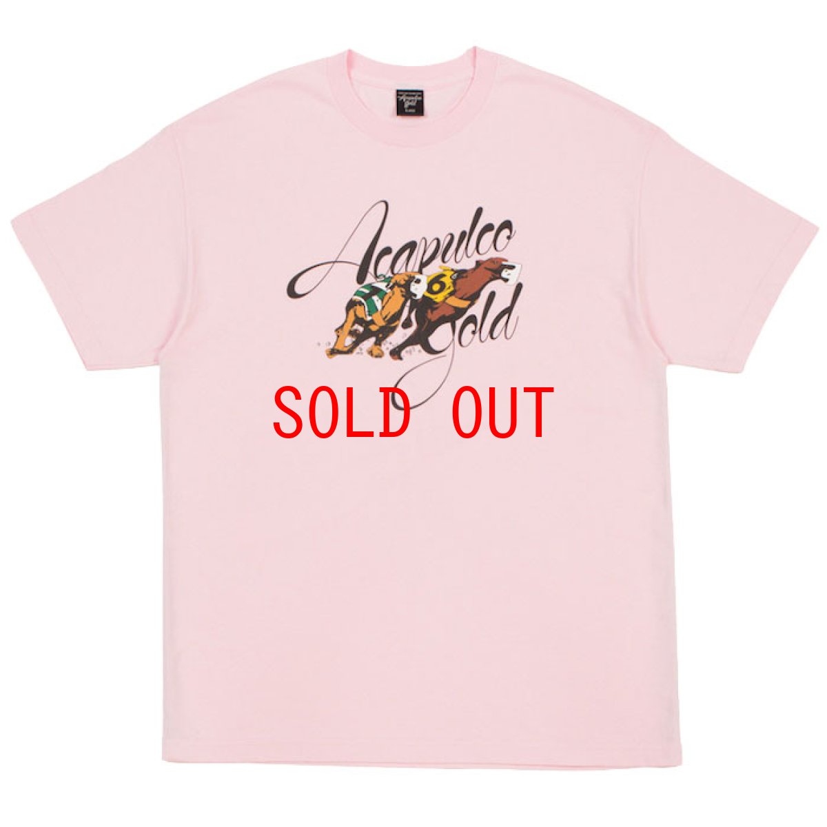 画像1: Greyhound Racing S/S Tee 半袖 Dog ドッグ レース Tシャツ Pink ピンク (1)