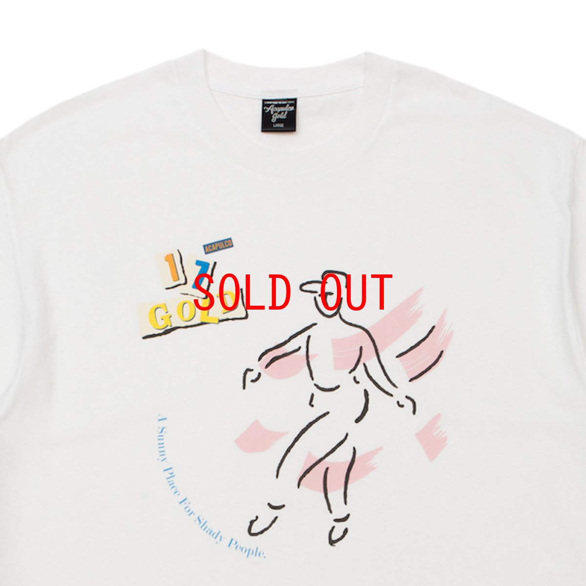 画像2: Dance S/S Tee 半袖 ダンス ディスコ 12inch レコード リイシュー レーベル Tシャツ White ホワイト (2)