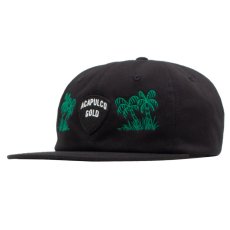 画像2: Island Army 6 Panel Cap アイランド アーミー パネル ロゴ キャップ 帽子 Olive Green オリーブ グリーン Black ブラック (2)