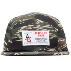 画像5: AG Camp Cap キャンプ ロゴ キャップ ジェット 帽子 Tiger Camo タイガー カモ 迷彩 Navy ネイビー Black ブラック (5)