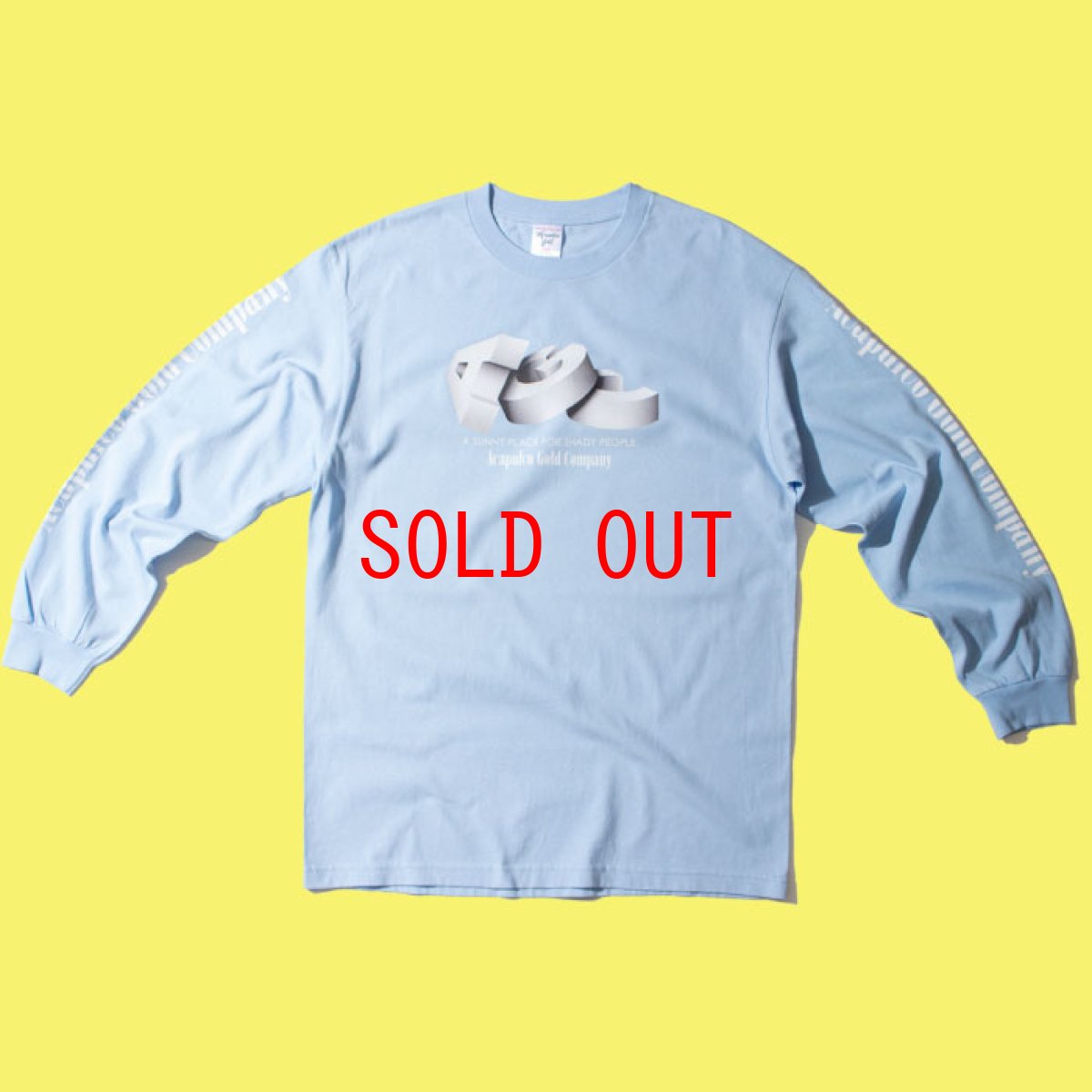 画像4: AGC L/S Tee 長袖 ブルックリン ロングスリーブ Tシャツ Sax Blue サックス ブルー (4)