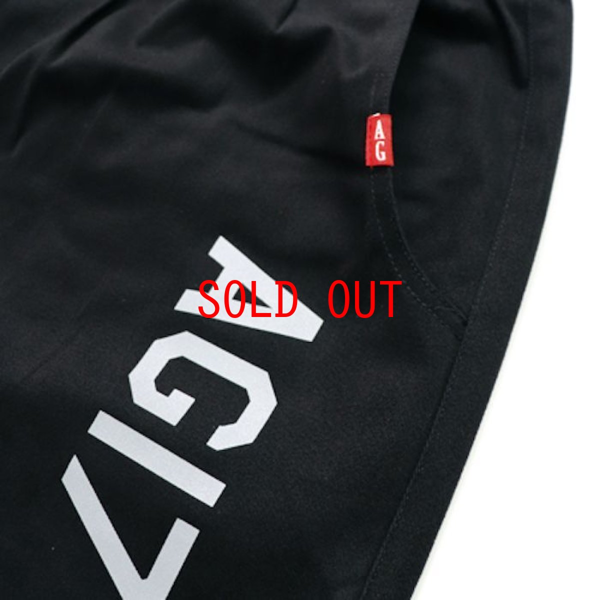 画像4: AG17 Reflective Skate Shorts Black リフレクティヴ スケート ショーツ ハーフ パンツ ミリタリー ブラック  (4)