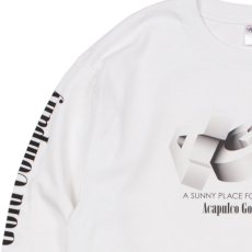 画像3: AGC L/S Tee 長袖 ブルックリン ロングスリーブ Tシャツ White ホワイト (3)