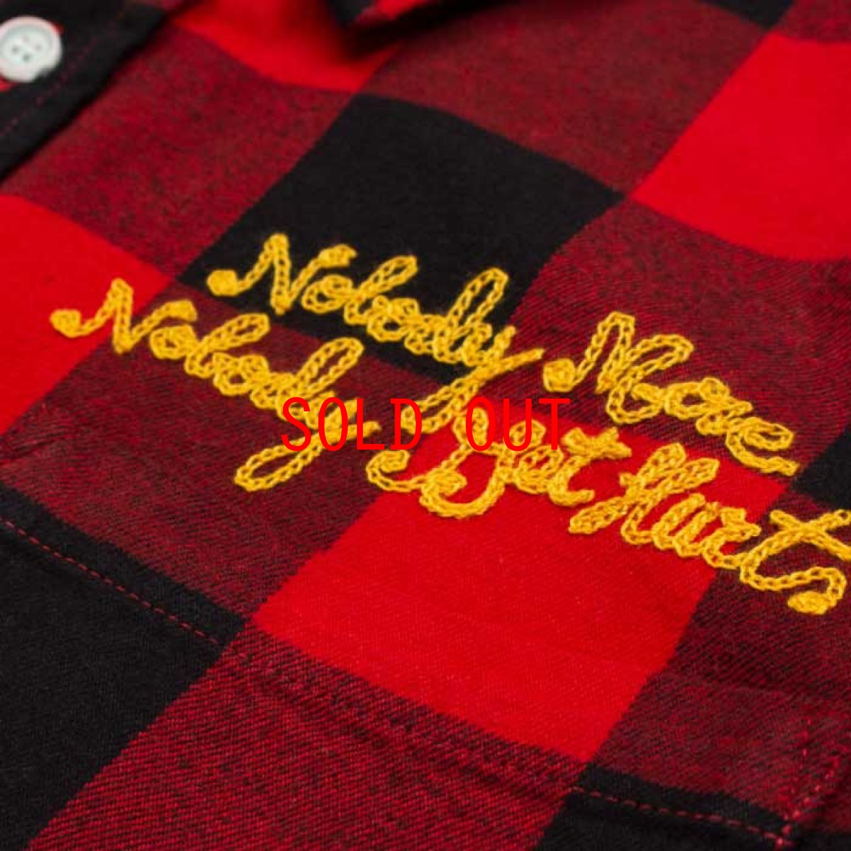 画像5: Checker Flannel L/S Button Down Shirt 長袖 チェッカー フランネル ボタン ダウン チェック シャツ Red レッド (5)