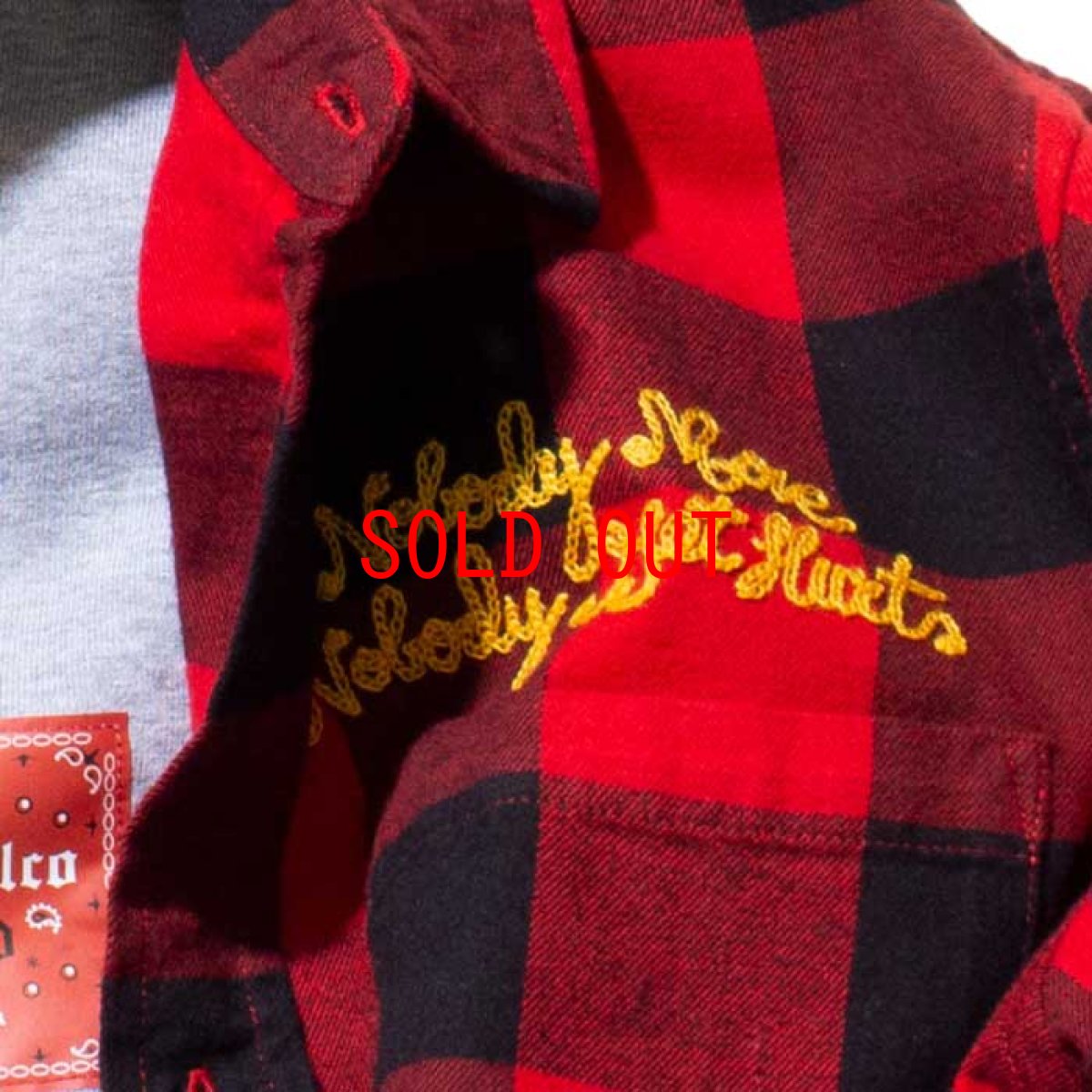 画像4: Checker Flannel L/S Button Down Shirt 長袖 チェッカー フランネル ボタン ダウン チェック シャツ Red レッド (4)