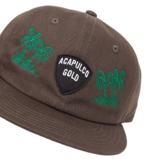 画像7: Island Army 6 Panel Cap アイランド アーミー パネル ロゴ キャップ 帽子 Olive Green オリーブ グリーン Black ブラック (7)