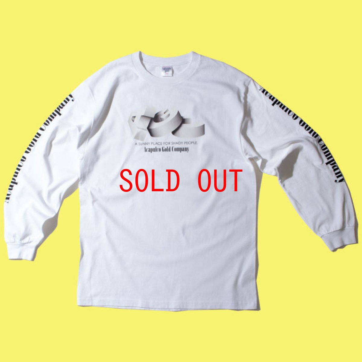 画像4: AGC L/S Tee 長袖 ブルックリン ロングスリーブ Tシャツ White ホワイト (4)