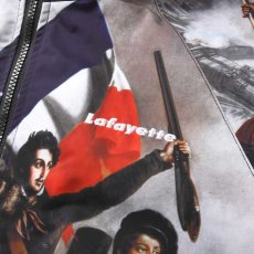画像5: French Revolution Polyester Jacket ポリエステル トラック ジャケット 総柄　ロゴ 刺繍　by Lafayette ラファイエット  (5)