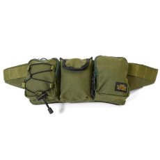 画像3: Military Waist Bag ウエスト バッグ Black Military Green ブラック ミリタリー グリーン　by Lafayette ラファイエット  (3)