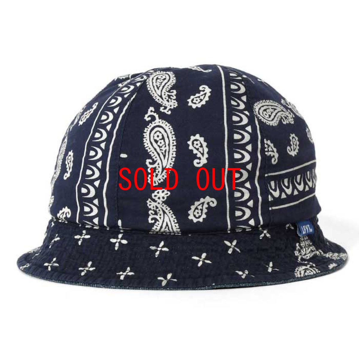 画像5: Washed Denim Reversible Metro Hat Paisley ペイズリー リバーシブル デニム メトロ ハット 帽子 by Lafayette ラファイエット  (5)