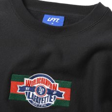 画像2: LF Champion Emblem Logo Crewneck Sweat Shirt クールネック スウェット シャツ Black ブラック by Lafayette ラファイエット  (2)