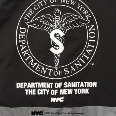 画像13: X DSNY Community Services Worker Jacket 刺繍 オフィシャル ロゴ ユニフォーム リフレクター ジャケット Black ブラック by Lafayette ラファイエット  (13)