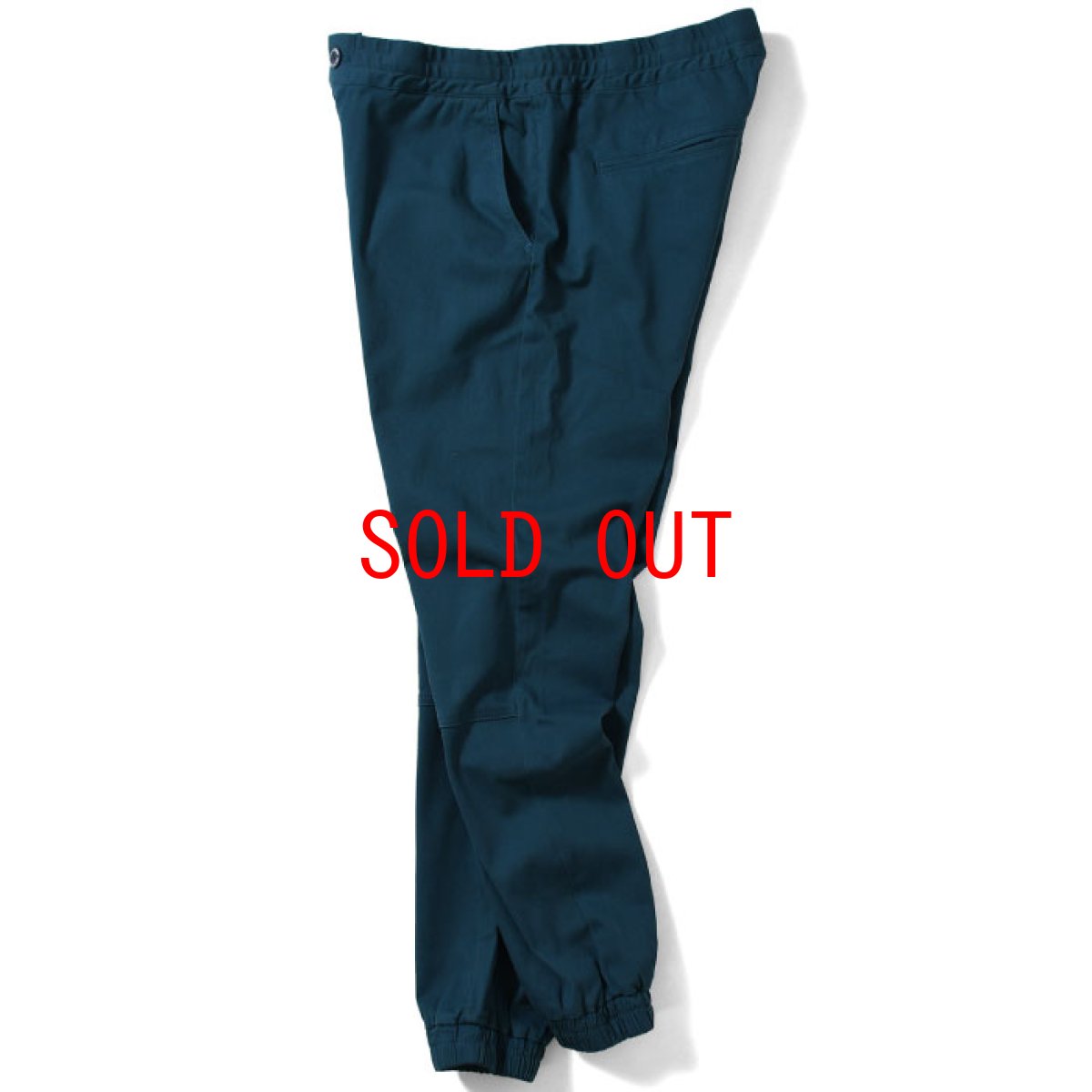 画像4: Stretch Jogger Pants ストレッチ ジョガー イージー パンツ スリム シルエット リフレクター Navy ネイビー　by Lafayette ラファイエット  (4)