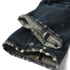 画像10: 5 Pocket Selvage Washed Denim Pants Standard Fit デニム パンツ セルビッジ ダメージ ビンテージ ウォッシュ Blue ブルー　by Lafayette ラファイエット  (10)