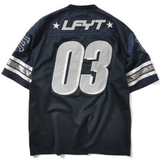 画像3: Sports Logo Football Jersey スポーツ ロゴ フットボール ジャージー 半袖 シャツ Navy ネイビー　by Lafayette ラファイエット  (3)