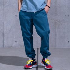 画像1: Stretch Jogger Pants ストレッチ ジョガー イージー パンツ スリム シルエット リフレクター Navy ネイビー　by Lafayette ラファイエット  (1)