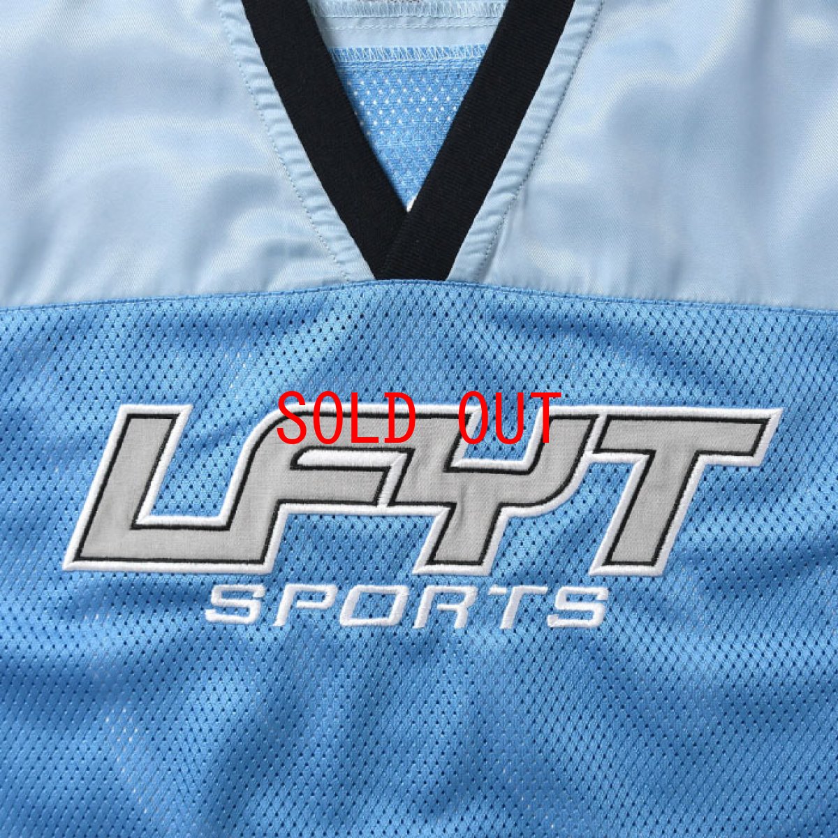画像5: Sports Logo Football Jersey スポーツ ロゴ フットボール ジャージー 半袖 シャツ Light Blue ライト ブルー by Lafayette ラファイエット  (5)