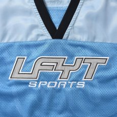 画像5: Sports Logo Football Jersey スポーツ ロゴ フットボール ジャージー 半袖 シャツ Light Blue ライト ブルー　by Lafayette ラファイエット  (5)