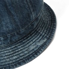 画像6: Washed Denim Reversible Metro Hat Paisley ペイズリー リバーシブル デニム メトロ ハット 帽子　by Lafayette ラファイエット  (6)