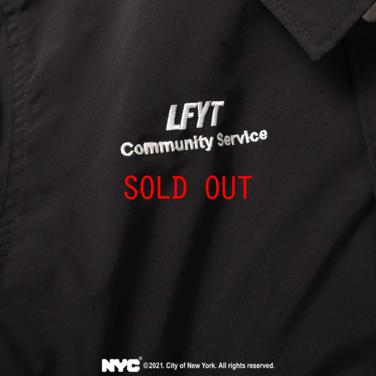 画像12: X DSNY Community Services Worker Jacket 刺繍 オフィシャル ロゴ ユニフォーム リフレクター ジャケット Black ブラック by Lafayette ラファイエット  (12)