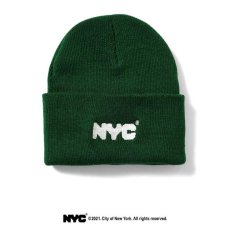 画像8: X DSNY Community Services Long Beanie デイーエスエヌワイ ニット帽 キャップ ビーニー Dark Green Black ブラック by Lafayette ラファイエット  (8)