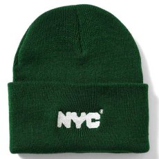 画像2: X DSNY Community Services Long Beanie デイーエスエヌワイ ニット帽 キャップ ビーニー Black ブラック Dark Green by Lafayette ラファイエット  (2)